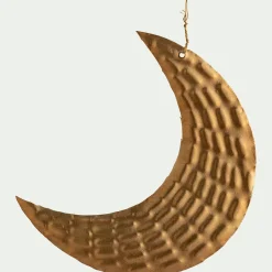 alinea Suspension De Noël*Suspension de Noël lune H8cm - Doré