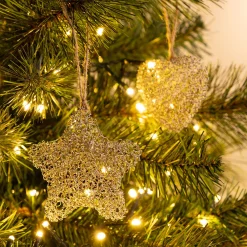 alinea Suspension De Noël*Suspension de Noël étoile en fil métallisé argent Argenté