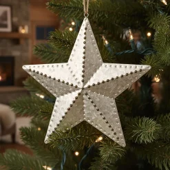 alinea Suspension De Noël*Suspension de Noël étoile en fer D19cm - Argenté