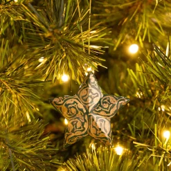 alinea Suspension De Noël*Suspension de Noël étoile peinte à la main - Vert
