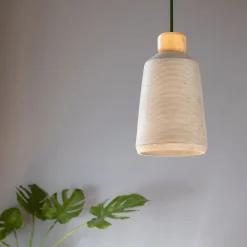 alinea Lustre De Salle À Manger|Lustre*Suspension électrifiée E27 en ciment H27,70cm - Gris