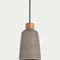 alinea Lustre De Salle À Manger|Lustre*Suspension électrifiée E27 en ciment H27,70cm - Gris