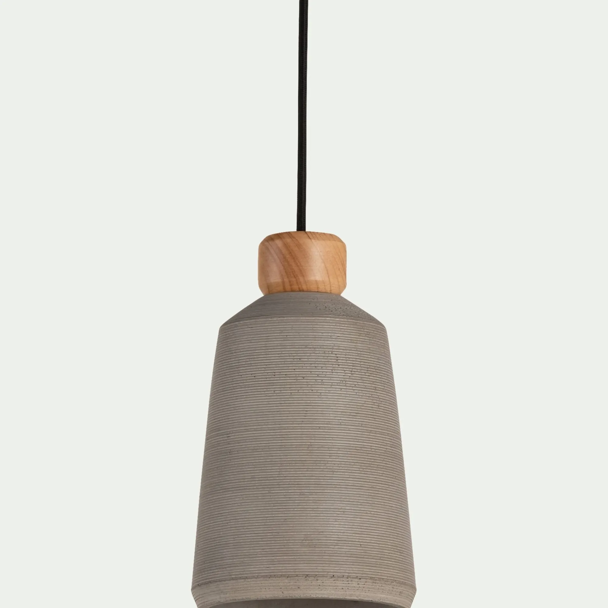 alinea Lustre De Salle À Manger|Lustre*Suspension électrifiée E27 en ciment H27,70cm - Gris