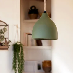 alinea Suspension Électrifiée*Suspension électrifiée en ciment D20cm - Vert