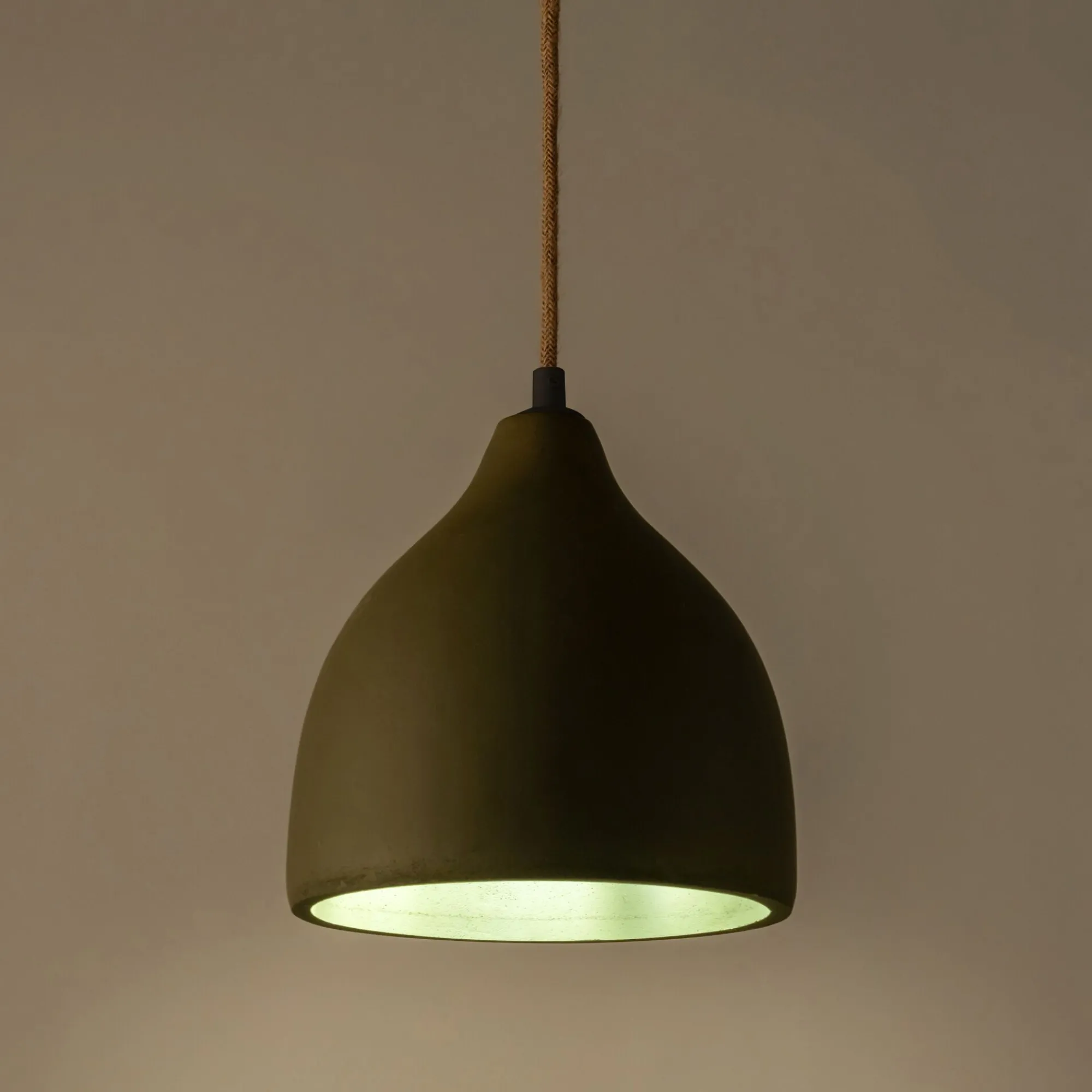 alinea Suspension Électrifiée*Suspension électrifiée en ciment D20cm - Vert