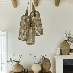 alinea Suspension Naturelle|Suspension Électrifiée*Suspension électrifiée en jute D20xH74cm - Naturel