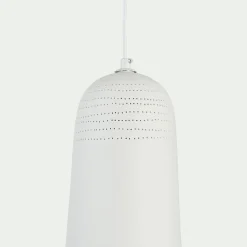 alinea Lustre De Salle À Manger|Lustre*Suspension électrifiée en porcelaine D14,5cm - Blanc