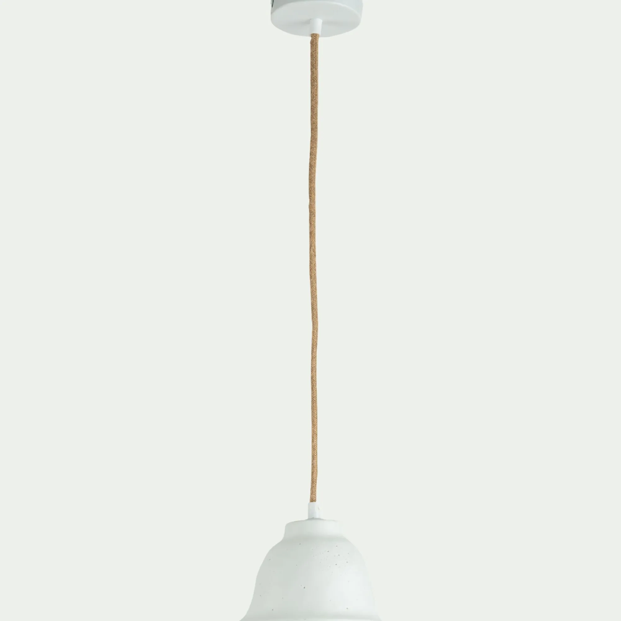 alinea Suspension Électrifiée*Suspension électrifiée en porcelaine D16cm - Blanc