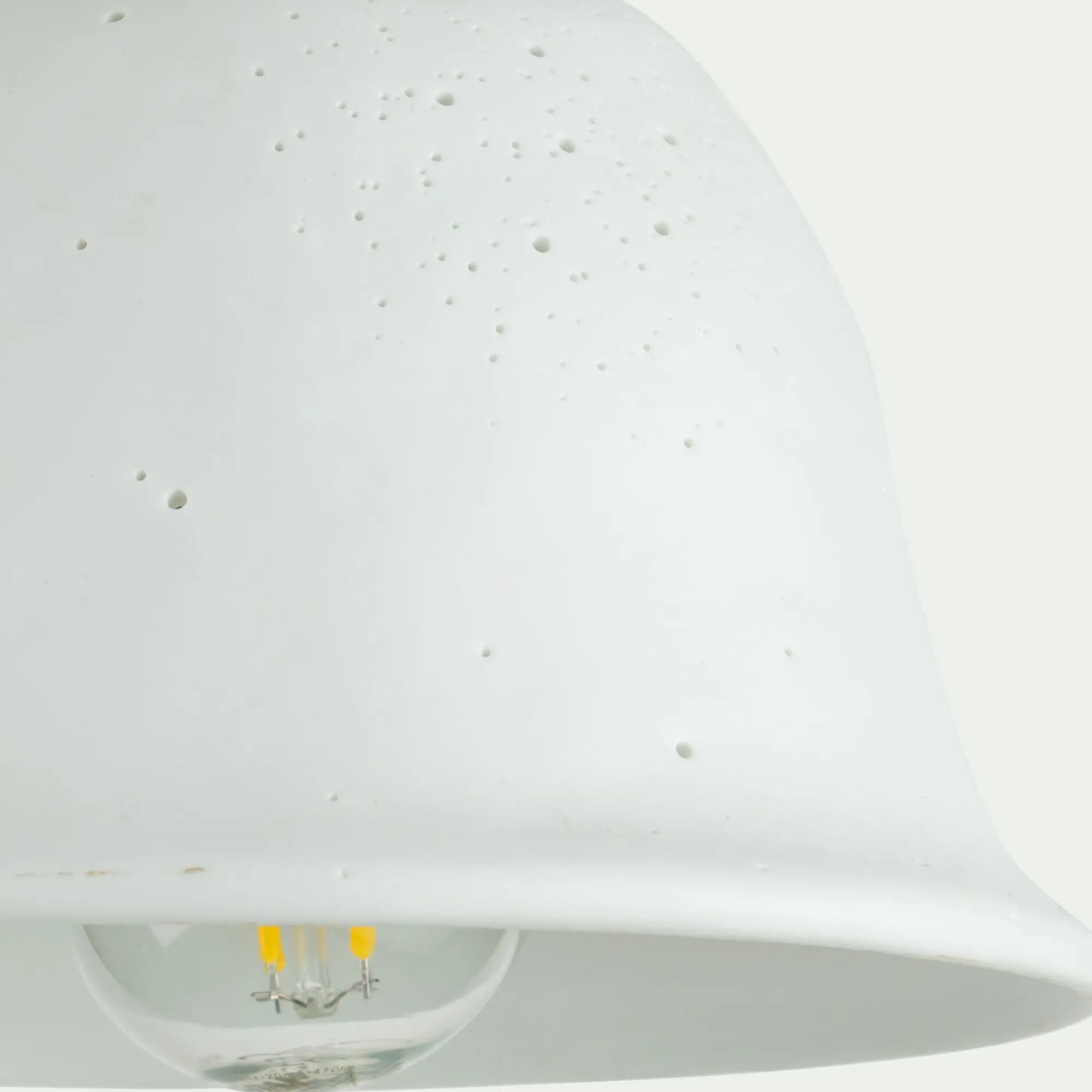 alinea Suspension Électrifiée*Suspension électrifiée en porcelaine D16cm - Blanc