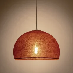 alinea Suspension Électrifiée*Suspension électrifiée en tissu D38cm - cuivre tanné Rouge