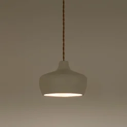 alinea Suspension Électrifiée*Suspension électrifiée en terre cuite D18cm - Blanc