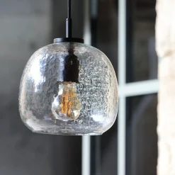 alinea Lustre De Salle À Manger|Lustre*Suspension électrifiée en verre D20cm - Transparent