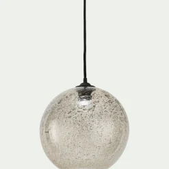alinea Suspension Électrifiée*Suspension électrifiée en verre texturé D25cm - Transparent