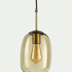 alinea Suspension Électrifiée*Suspension électrifiée en verre D15,5cm - vert Gris