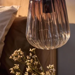 alinea Suspension Électrifiée*Suspension électrifiée en verre D17,5cm - Gris