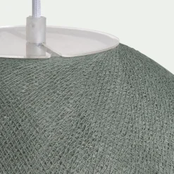 alinea Suspension Électrifiée*Suspension électrifiée globe en tissu D38cm - de gris Vert