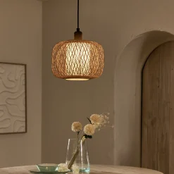 alinea Suspension Naturelle|Suspension Non-Électrifiée*Suspension non électrifiée en bambou et papier D29cm - Naturel
