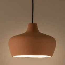 alinea Lustre De Salle À Manger|Lustre*Suspension ronde en terre cuite D18,6cm - argile Rose