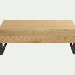 alinea Table Basse*Table basse avec plateau relevable en bois L110cm - Bois clair