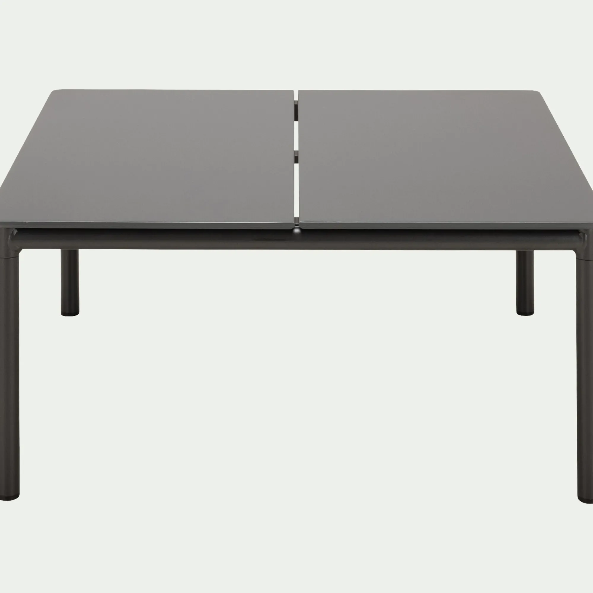 alinea Table Basse Exterieur*Table basse de jardin carrée en aluminium - Gris