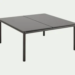 alinea Table Basse Exterieur*Table basse de jardin carrée en aluminium - Gris