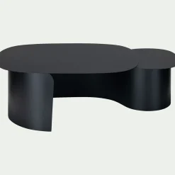 alinea Table Basse*Table basse en acier L125xH37cm - Noir