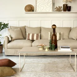 alinea Table Basse*Table basse en travertin L110cm - Beige