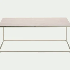 alinea Table Basse*Table basse en travertin L110cm - Beige