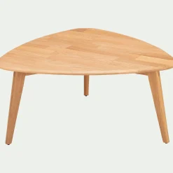 alinea Table Basse*Table basse triangulaire en chêne massif - Bois clair