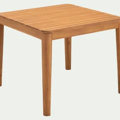 alinea Table De Jardin|Table De Salle À Manger*Table de jardin carrée en acacia - (4 places) Bois clair