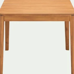 alinea Table De Jardin|Table De Salle À Manger*Table de jardin carrée en acacia - (4 places) Bois clair