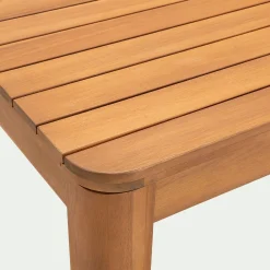 alinea Table De Jardin|Table De Salle À Manger*Table de jardin carrée en acacia - (4 places) Bois clair