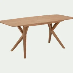 alinea Table Extensible|Table De Salle À Manger*Table de repas extensible plaquée chêne - (6 à 8 places) Bois clair