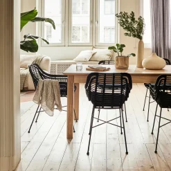 alinea Table Extensible|Table De Salle À Manger*Table de repas extensible en bois - (8 à 12 places) Bois clair