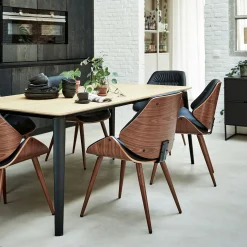 alinea Table Extensible|Table De Salle À Manger*Table de repas extensible plaquée chêne - (8 à 12 places) Bois clair