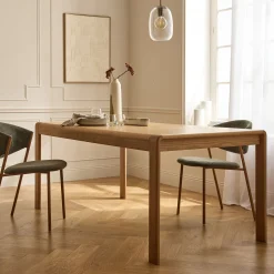 alinea Table Extensible*Table de repas extensible en chêne - (10 à 12 places) Bois clair