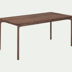 alinea Table De Salle À Manger*Table de repas fixe en noyer massif - (6 places) Bois foncé