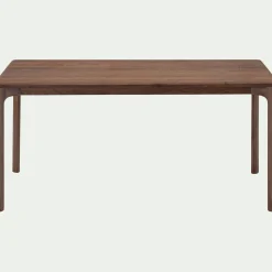 alinea Table De Salle À Manger*Table de repas fixe en noyer massif - (6 places) Bois foncé