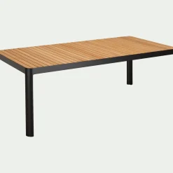 alinea Table De Jardin|Table De Salle À Manger*Table de repas jardin en aluminium et teck - bois clair (8 places)