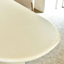 alinea Table De Salle À Manger*Table de repas organique en bois - écru (8 à 10 places) Blanc