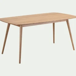 alinea Table De Salle À Manger*Table de repas rectangulaire en bois de chêne - (6 places) Bois clair