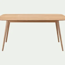 alinea Table De Salle À Manger*Table de repas rectangulaire en bois de chêne - (6 places) Bois clair