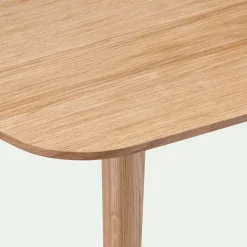 alinea Table De Salle À Manger*Table de repas rectangulaire en bois de chêne - (6 places) Bois clair