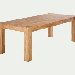alinea Table De Salle À Manger*Table de repas rectangulaire en chêne huilé - (8 places) Bois clair
