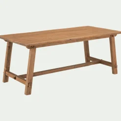 alinea Table De Salle À Manger*Table de repas rectangulaire en bois de teck - (8 places) Bois clair