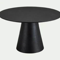alinea Table De Salle À Manger*Table de repas ronde en aluminium coulé - (6 places) Noir