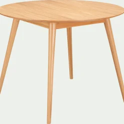 alinea Table De Salle À Manger*Table de repas ronde en bois de chêne - (4 places) Bois clair