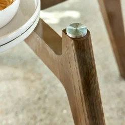 alinea Table De Salle À Manger*Table de repas ronde en verre trempé et chêne - (6 places) Bois clair