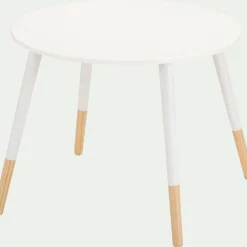 alinea Table Et Chaise Enfant*Table enfant en bois D60x47,7cm - Blanc
