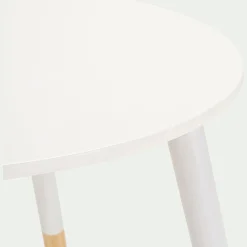 alinea Table Et Chaise Enfant*Table enfant en bois D60x47,7cm - Blanc